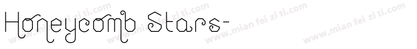 Honeycomb Stars字体转换